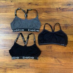 3 Girls Bras Sport Bras Athletic Activewear Top CG BEBE Brands
34 - 36
M - L
